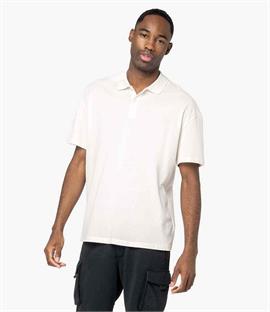 Native Spirit Drop Shoulder Pique Polo Shirt